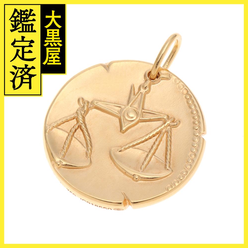 Van Cleef & Arpels ヴァンクリーフ&アーペル ペンダント ゾディアック メダル リブラエ (天秤座) VCARP7SW00 K18イエローゴールド 2021年正規品【472】SJ 【472】2143400206134 【中古】【大黒屋】のサムネイル