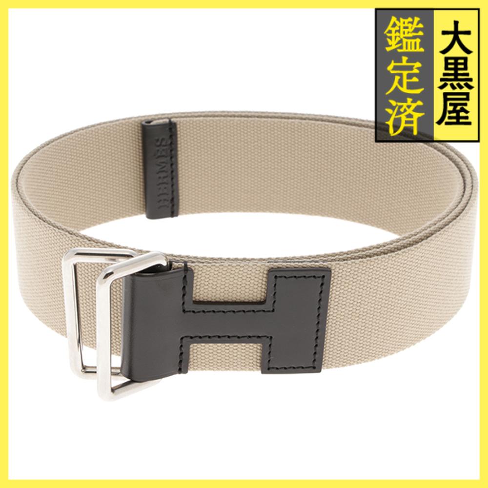 HERMES エルメス ベルト Hバックル ベルトノマド40 ハンター牛革製 H081697CKAAS 新品同様品【472】AH 【472】2143000732835 【中古】【大黒屋】