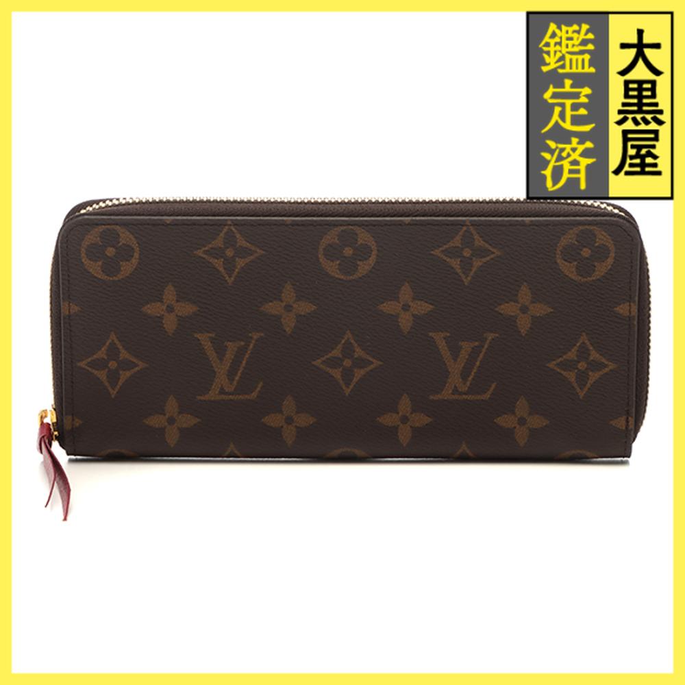 LOUIS VUITTON ルイヴィトン M60742 ポルトフォイユ・クレマンス モノグラム フューシャ 長財布 【434】2120500284644 【中古】【大黒屋】