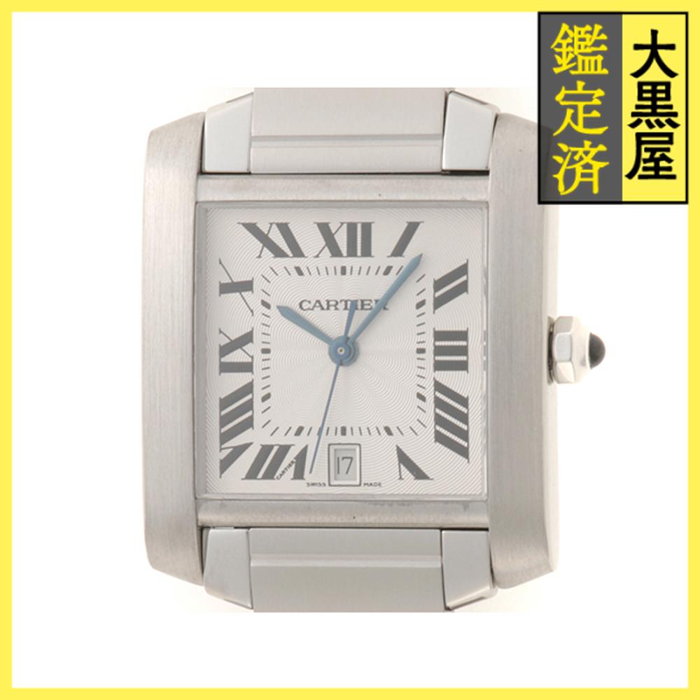Cartier カルティエ タンクフランセーズ LM 自動巻き ステンレススチール シルバー文字盤  ...