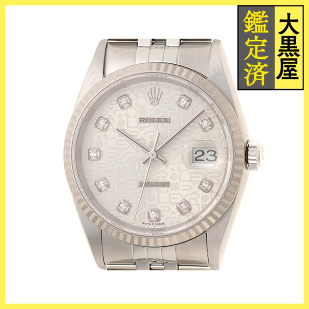 㤨Y ROLEX å ǥȥ㥹36 16234G ƥ쥹/ۥ磻ȥ ԥ塼ʸ 10P ư  ӻ C 2002143100531666 šۡۡפβǤʤ998,800ߤˤʤޤ