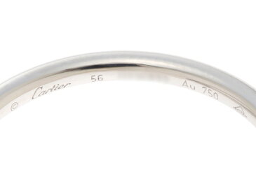 【送料無料】Cartier　カルティエ　貴金属・宝石　リング　ジュストアンクル　K18WG　#56　B4226000【460】【中古】【大黒屋】