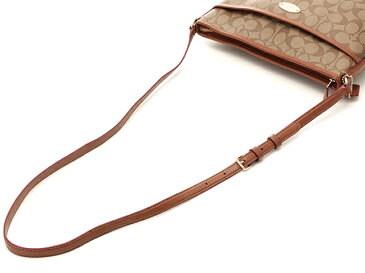 COACH コーチ ワンショルダー ショルダーバッグ シグネチャー ブラウン PVC カーフ F34938 【430】2148103136023【中古】【大黒屋】