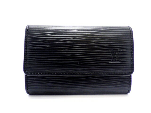 LOUIS VUITTON ルイビィトン サイフ・小物 ミュルティクレ6 キーケース ミュルティクレ6 エピ ノワール M63812【438】【中古】【大黒屋】のサムネイル