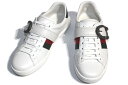 GUCCI グッチ スニーカー カーフ ホワイト グリーン ...