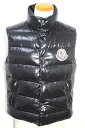 MONCLER モンクレール ダウンベスト TIBET チベット メンズ 2 約Mサイズ ブラック  ...