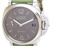 【送料無料】PANERAI　パネライ　時計　ルミノール　オートマチック　ステンレススチール　革ベルト ...