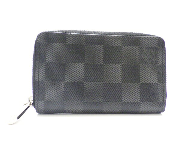 LOUIS VUITTON ルイヴィトン サイフ・小物 ジッピー・コインパース 小銭入れ ダミエ・グラフィット N63076【432】【中古】【大黒屋】