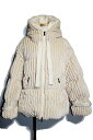 【送料無料】MONCLER モンクレール ダウンジャケット レディース 00 アイボリー ポリエステ ...