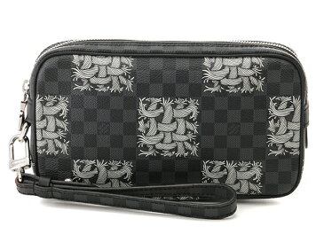 【送料無料】LOUIS VUITTON ルイ・ヴィトン ポシェット・ヴォルガ セカンドバッグ ダミエ・グラフィット クリストファーネメス N61228【472】【中古】【大黒屋】