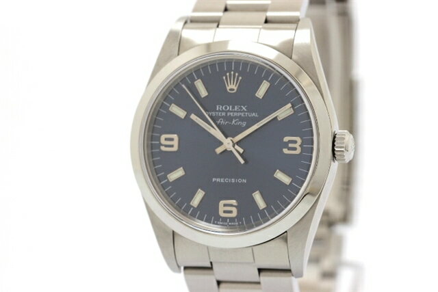 A番　1999年6月　並行　ROLEX ロレックス エアキング 14000 SS ブルー3・6・9 【472】【中古】【大黒屋】