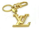 LOUIS VUITTON　ルイ・ヴィトン　アクセサリー　チャーム　ポルトクレ・LV　ファセット　GP　キンメッキ　M65216　【437】【中古】【大黒屋】