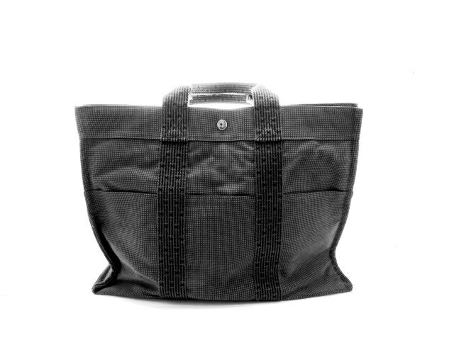 HERMES エルメス エールライントートMM グレー シルバー金具【430】【中古】【大黒屋】のサムネイル