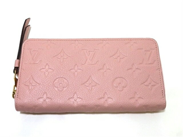 LOUIS VUITTON ルイ・ヴィトン 長財布 ジッピー・ウォレット アンプラント M64090 ローズプードル 【472】【中古】【大黒屋】のサムネイル