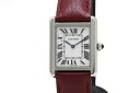 【送料無料】Cartier カルティエ　タンク・ソロSM　W1018255　シルバー文字盤　ステンレ ...