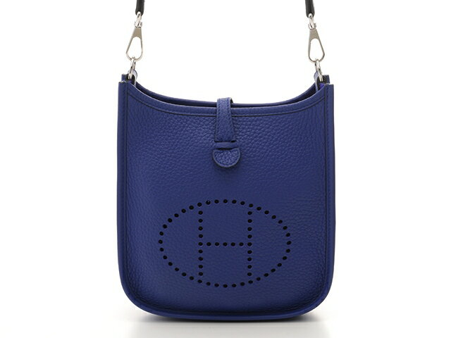 【送料無料】HERMES　エルメス　バッグ　エヴリンTPM　ショルダーバッグ　ブルーエレクトリック　【432】【中古】【大黒屋】のサムネイル