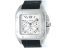 Cartier カルティエ　サントス100クロノ　W20090X8　SS/革　オートマチック　メンズ ...