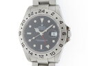 K番 2002年5月 並行　ROLEX　ロレックス　エクスプローラー2　16570　ブラック　ステンレススチール　自動巻き　 【200】【中古】【大黒屋】