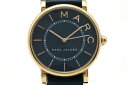 【送料無料】MARC BY MARC JACOBS　マークバイマークジェイコブス　時計　レディース　クオーツ　MJ1534　ネイビー文字盤　ステンレス　ピンクゴールドメッキ　革ベルト　50m防水　HK【472】【中古】【大黒屋】