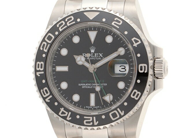 【ランダム】【生産終了モデル】ROLEX 時計 ロレックス GMTマスターII 116710LN ランダム メンズ 自動巻き ステンレス SS 【430】【中古】【大黒屋】