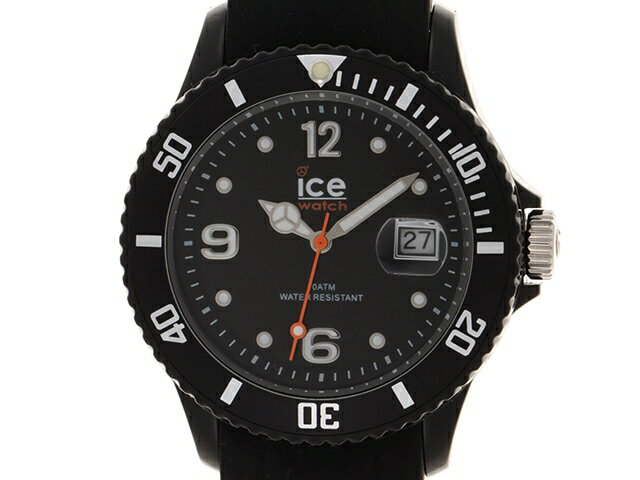 Ice watch　アイスウォッチ　 時計　シックスティナイン　000133/SI.BK.U.S.09　ステンレススチール　ラバー　クォーツ　【205】【中古】【大黒屋】