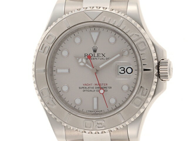 【送料無料】ランダム番　ROLEX　ロレックス　時計　ヨットマスター　116622　ロレジウム　PT/SS　自動巻き　シルバー【432】【中古】【大黒屋】【中古】【大黒屋】