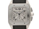 【送料無料】Cartier　カルティエ　サントス　100　クロノ　オートマチック　W20090X8　 ...