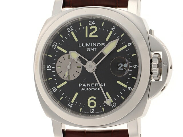 PANERAI 時計 パネライ ルミノール GMT PAM00088 メンズ 自動巻き ステンレス  ...