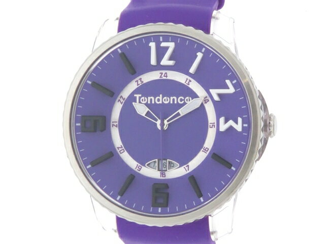 Tendence テンデンス クオーツ Slim Pop Purple TG131002 【205】【中古】【大黒屋】