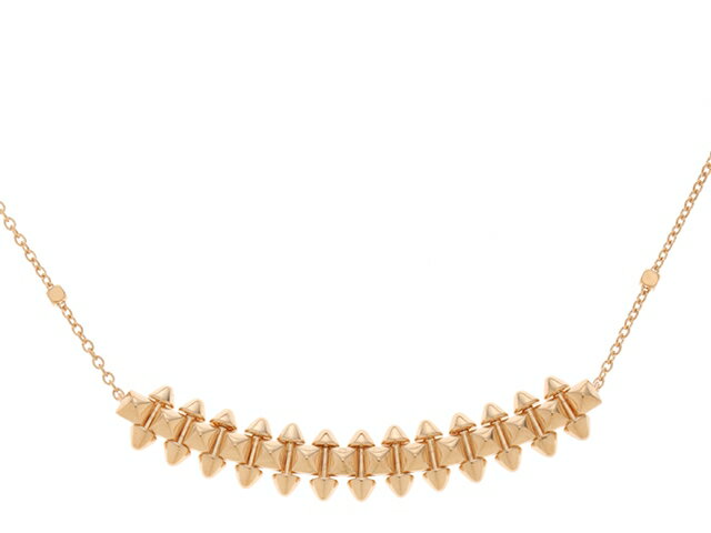 2020年国内ギャラ　Cartier カルティエ PG ピンクゴールド クラッシュ ドゥ カルティエ ネックレス SMサイズ 【472】AH 【中古】【大黒屋】のサムネイル