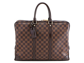 LOUIS VUITTON　ルイ・ヴィトン　ダミエ　ポルトフォイユ・ヴォワヤージュ　ビジネスバッグ　メンズ　N41124【413】【中古】【大黒屋】