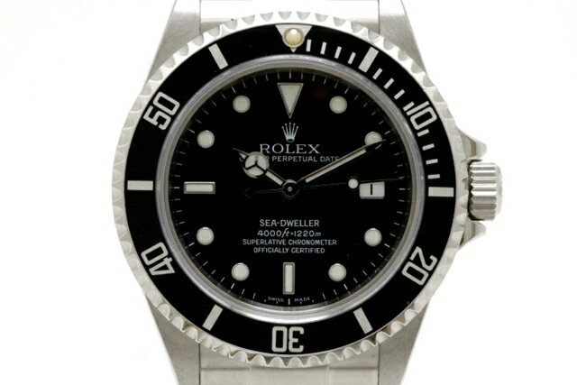 【送料無料】ROLEX　ロレックス　シードゥエラー 16600　SS　ブラック文字盤　Z番台【430】【中古】【大黒屋】