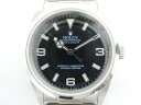 【送料無料】ROLEX ロレックス オートマチック エクスプローラー1 ブラック 114270 F番 メンズ 【411】【中古】【大黒屋】