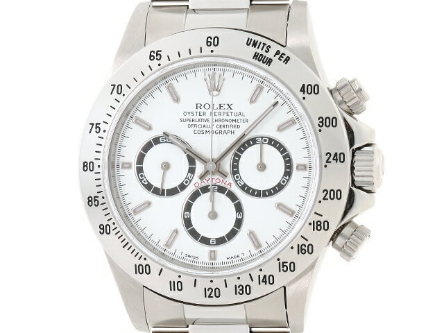 【送料無料】ROLEX　ロレックス　16520　デイトナ　ステンレス　ホワイト　U番　USAギャラ【432】【中古】【大黒屋】