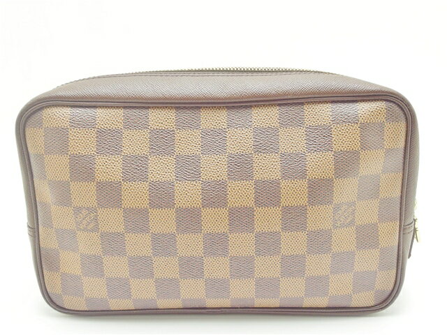 LOUIS VUITTON　ルイ・ヴィトン　セカンドバッグ　トゥルーストワレット　ダミエ　【435】【中古】【大黒屋】