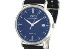 【送料無料】IWC　 時計　ポートフィノ　IW356305　SS/革　Dバックル　ブラック　メンズ　 ...