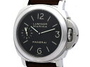 【送料無料】PANERAI　パネライ　ルミノールマリーナ　44mm　PAM00111　手巻き　裏スケ ...