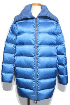 MONCLER　モンクレール　ダウンコート　LABURNUM　レディース0　ブルー　ナイロン　ダウン　【432】【中古】【大黒屋】