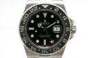 【送料無料】ROLEX 時計 GMTマスターII 116710LN SS オートマチック ブラック G番【472】【中古】【大黒屋】