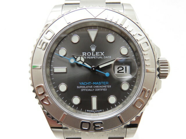 【送料無料】ROLEX　ロレックス　時計　オートマチック　ヨットマスター　ロレジウム　PT/SS　116622　ランダムシリアル【431】【中古】【大黒屋】