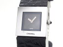 CHANEL シャネル 時計 マトラッセ クオーツ H0118 SS/レザー 【460】【中古】【大 ...