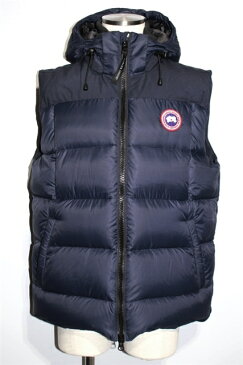 【送料無料】CANADA GOOSE　カナダグース　ダウンベスト　SYLVAN VEST　メンズL　ネイビー　紺　ダウン　定価￥70,200-【200】【中古】【大黒屋】