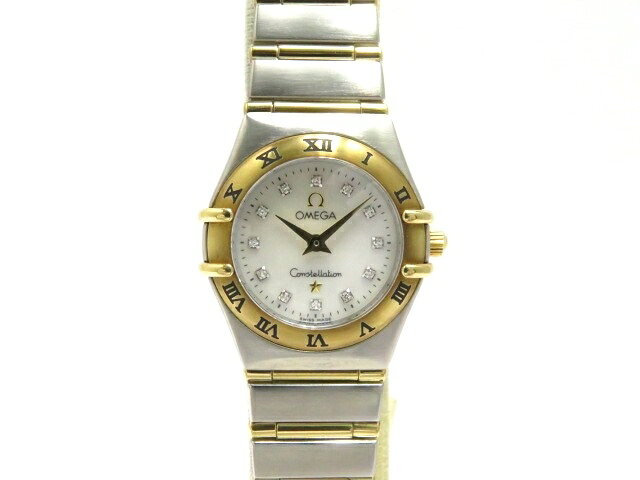 【送料無料】OMEGA オメガ コンステレーション 1262.75 シェル 12Pダイヤ レディース ...