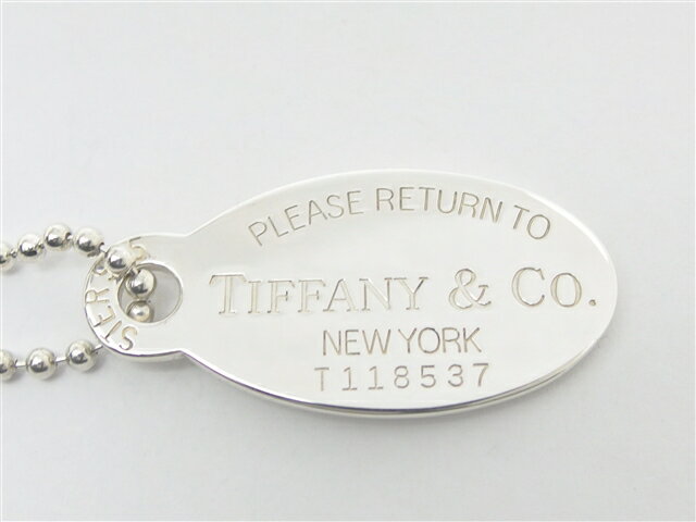 TIFFANY＆CO　ティファニー　貴金属・宝石 ネックレス　リターントゥ・タグ　NC/SV　【435】【中古】【大黒屋】