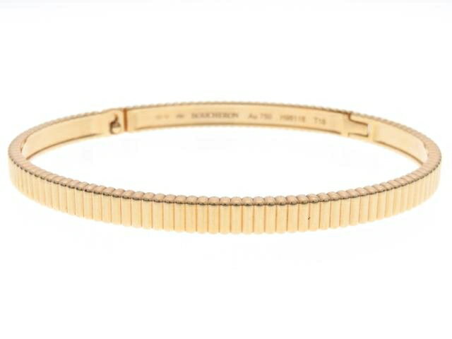 【送料無料】BOUCHERON ブシュロン ブレスレット キャトルグログランブレスレット PG 23.2g #18【472】【中古】【大黒屋】のサムネイル