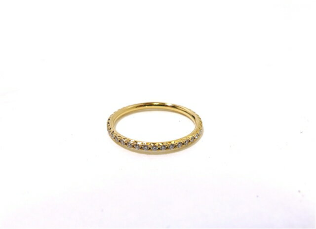 【送料無料】TIFFANY＆CO ティファニー　 メトロリング　YG　ダイヤモンド　1.0g　8号　【410】【中古】【大黒屋】のサムネイル