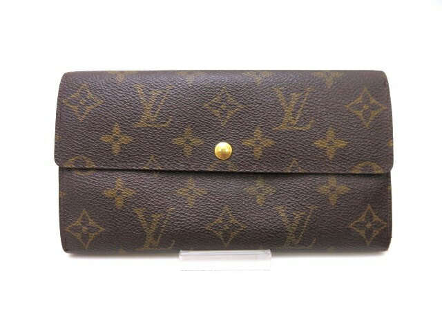 LOUIS VUITTON　ルイ・ヴィトン　長財布　ポシェット・ポルトモネ・クレディ　モノグラム　M61725　【473】【中古】【大黒屋】のサムネイル