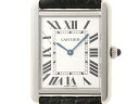 【送料無料】Cartier 時計 タンク・ソロLM　W5200003　クオーツ　シルバー文字盤　メン ...