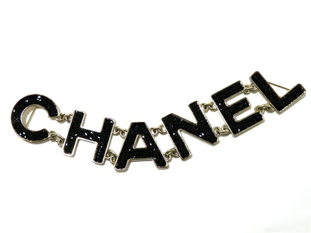 【送料無料】CHANEL アクセサリー ブローチ ブローチ シャネルロゴブローチ GP【472】【中古】【大黒屋】