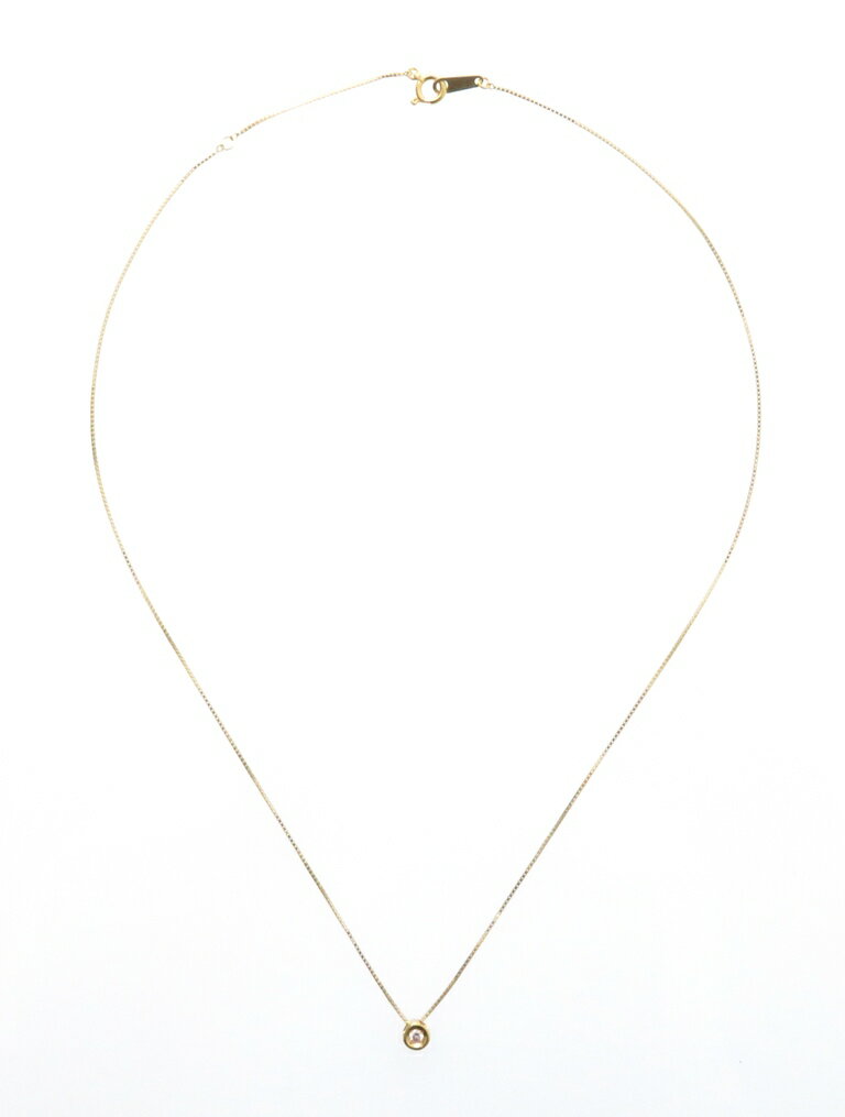 乐天商城 - no brand ノーブランド ネックレス K18YG/D0.05ct/約1.5g/約40cm【205】 貴金属・宝石 ネックレス K18イエローゴールド K18YG/ダイヤモンド K18YG/約0.05ct レディース【中古】